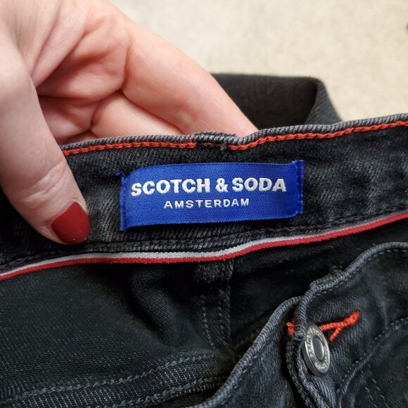 Scotch & Soda Black Straight Leg Jeans - Picture 8 of 13